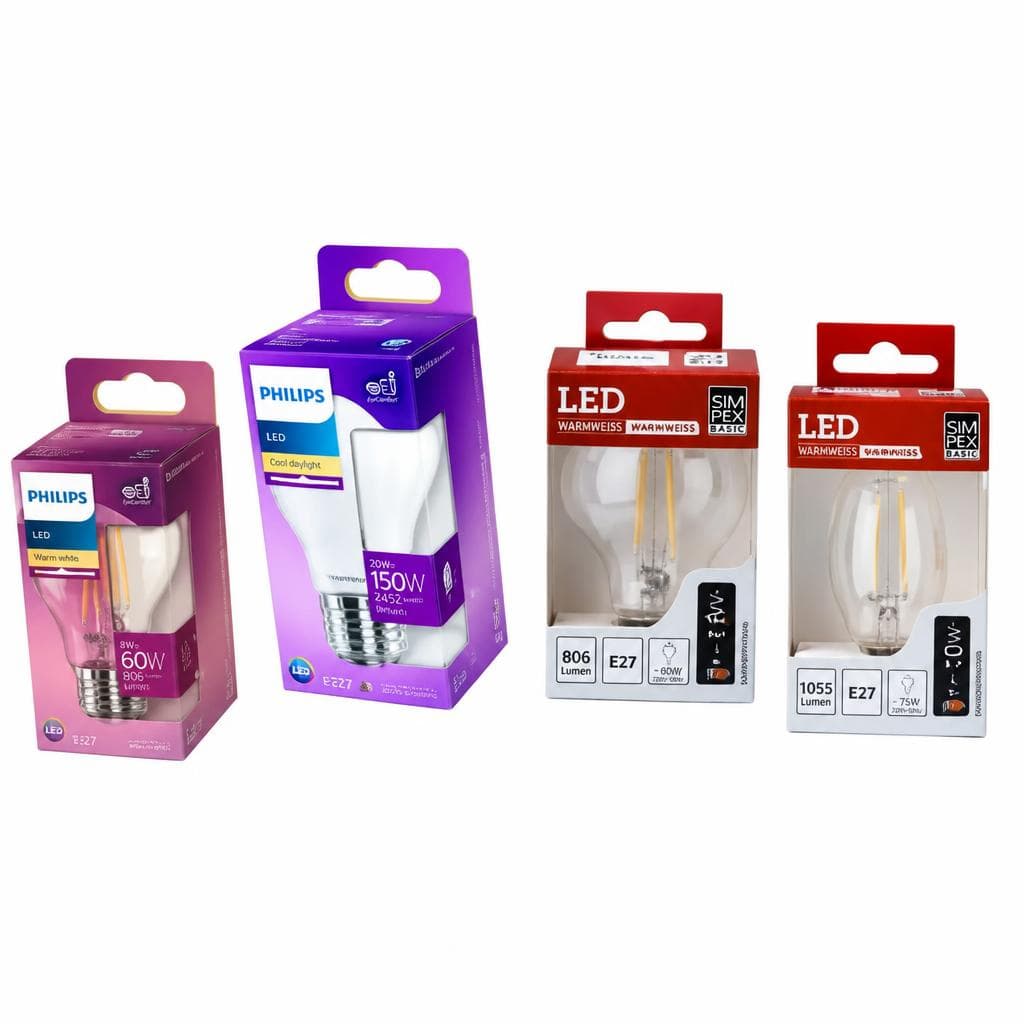 SIMPEX und Philips LED-Leuchtmittel – Interspar