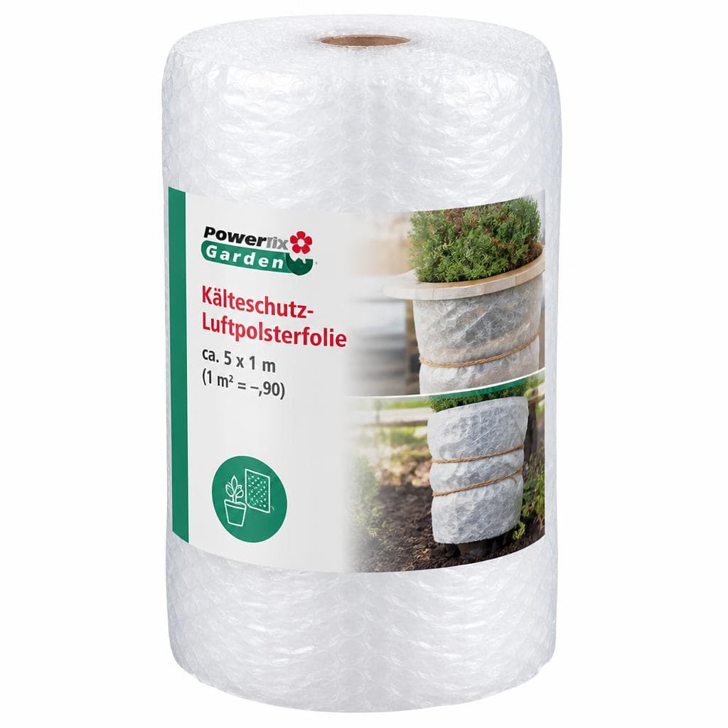 Powerfix Garden Kälteschutz-Luftpolsterfolie, ca. 5 x 1 m – Norma