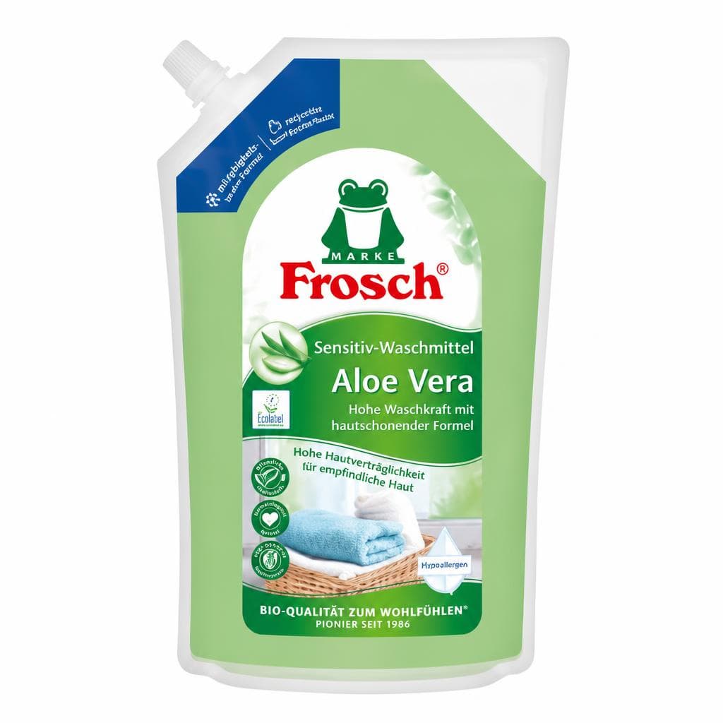 Frosch Waschmittel Sensitiv Aloe Vera, 22 WL – Dm