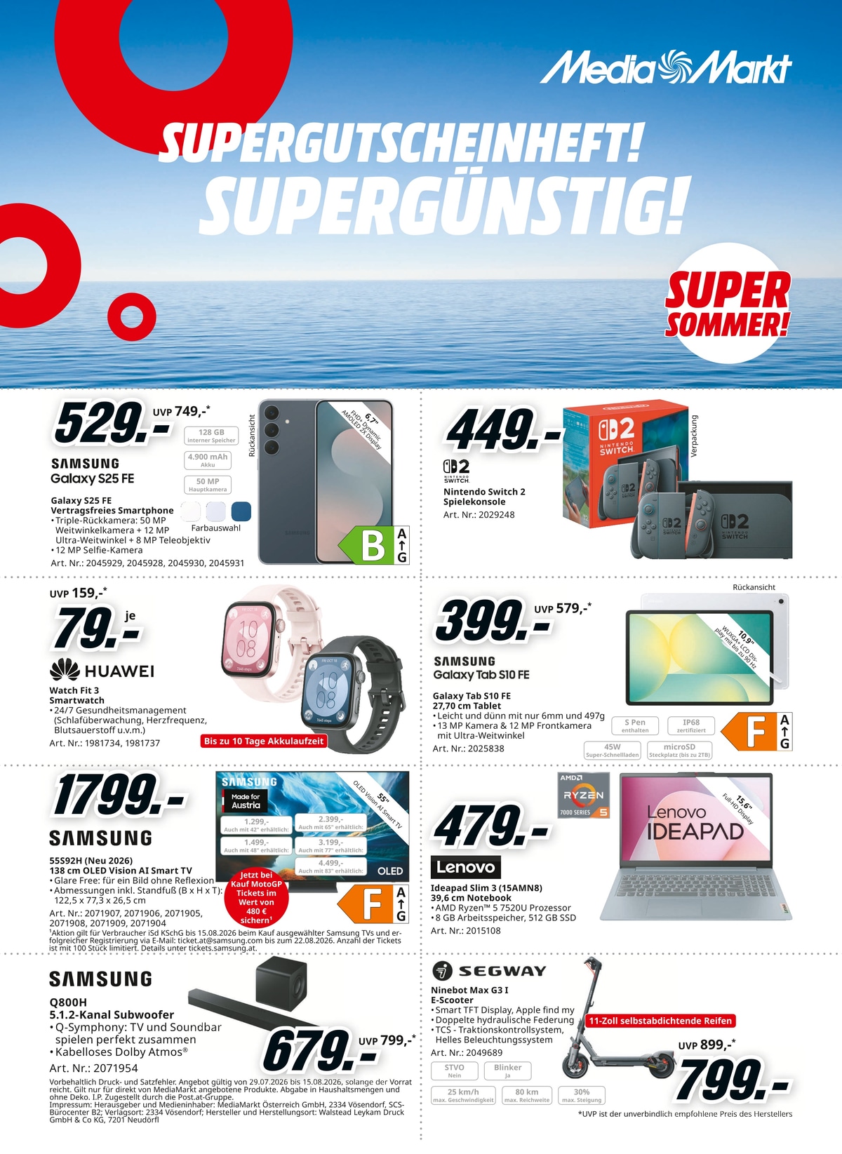 MediaMarkt — Supergutscheinheft! Supergünstig!