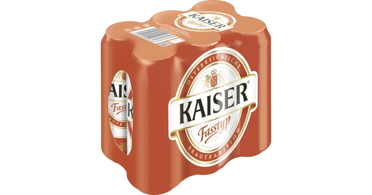 Kaiser Fasstyp Dosenpack 6 x 0.5 l Angebot bei MPREIS