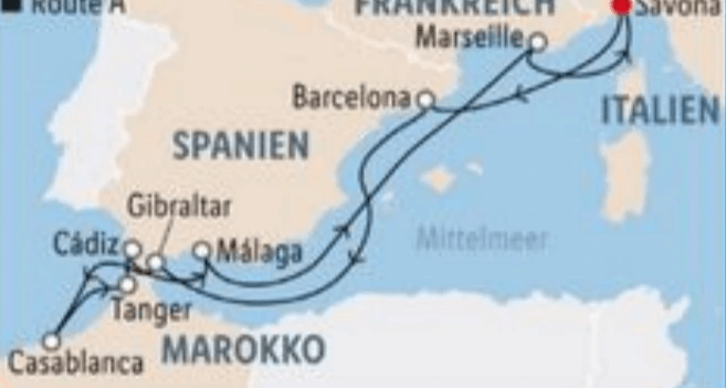 Westliches Mittelmeer Kreuzfahrt – Costa Fascinosa 11 Tage Angebot bei Lidl Reisen