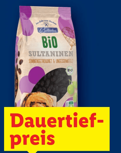 Belbake Bio Sultaninen 200 g Angebot bei Lidl