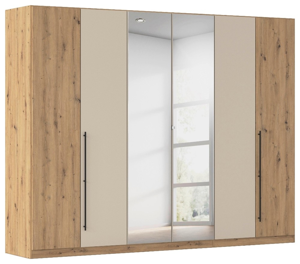 Kleiderschrank 6 Türen, B: ca. 271 cm Angebot bei Möbelix