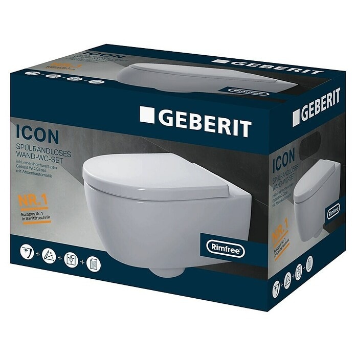 Wand-WC-Set iCON Geberit Angebot bei Bauhaus