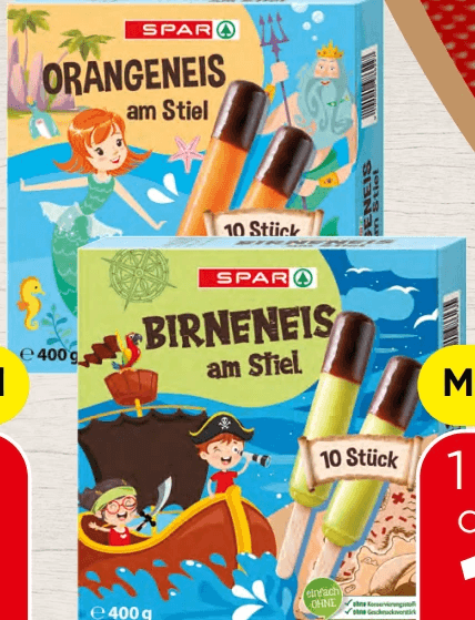 SPAR Kindereis 320-400 ml Angebot bei Spar