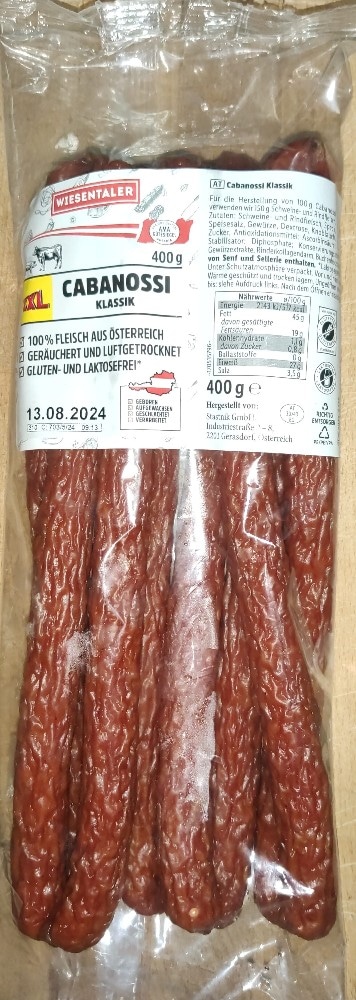 Wiesentaler Cabanossi Klassik 400 g Angebot bei Lidl