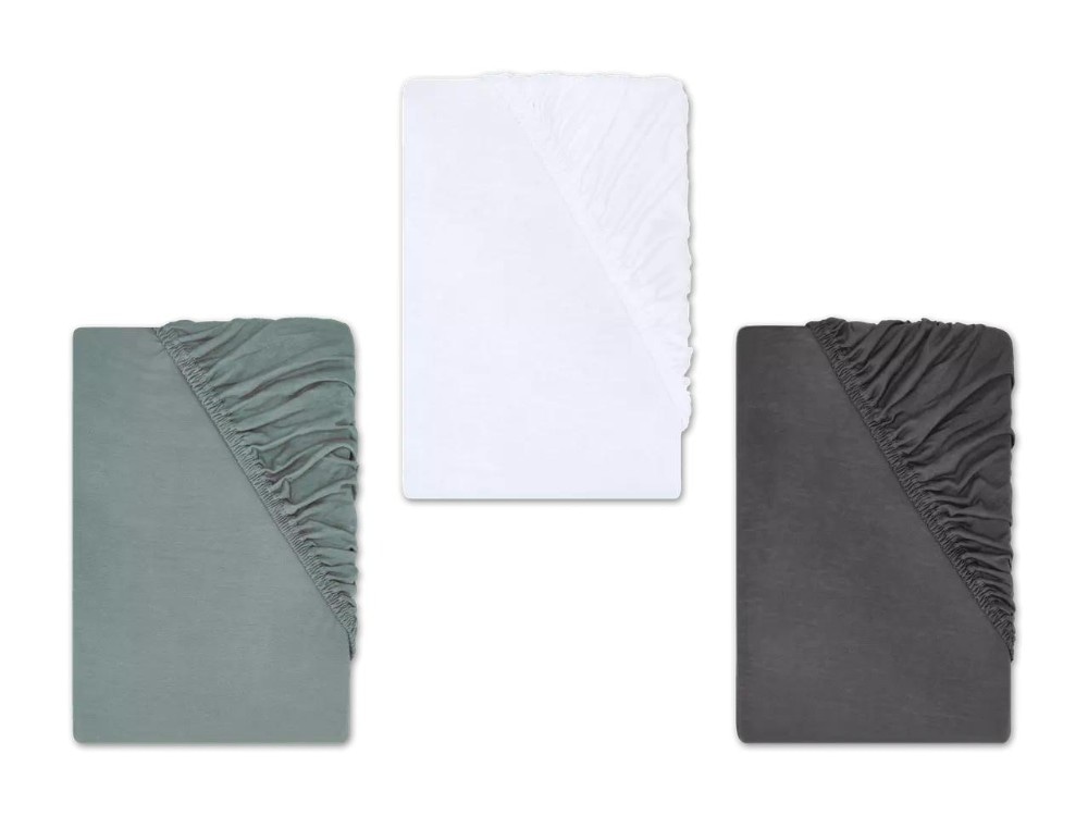 Jersey-Spannleintuch Ca. 180-200 x 200 cm LIVARNO home Angebot bei Lidl