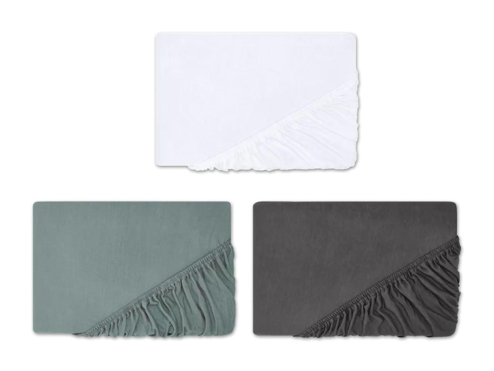Jersey-Spannleintuch Ca. 90-100 x 200 cm LIVARNO home Angebot bei Lidl
