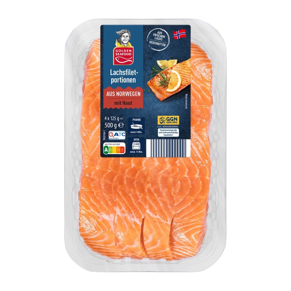 XXL Lachsfilets 4 x 125 g Golden Seafood Angebot bei Hofer
