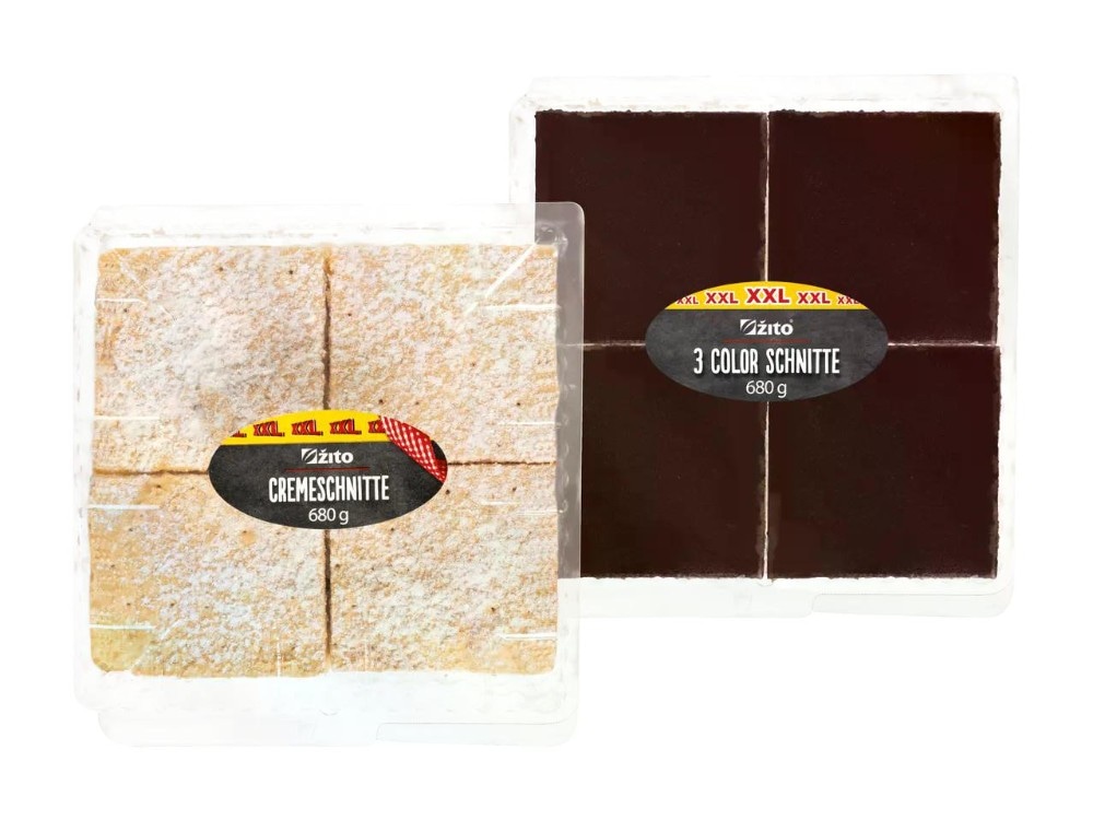 Cremeschnitte oder 3 Color Schnitte 680 g Žito Angebot bei Lidl