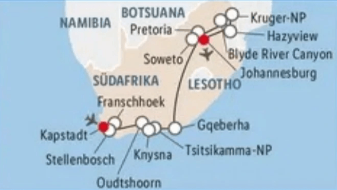Südafrika Rundreise 13 Tage Angebot bei Lidl Reisen