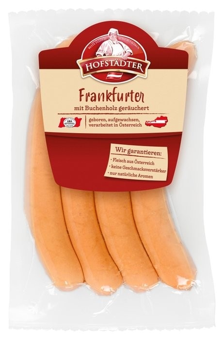 Hofstädter Frankfurter 750 g-1000 g Packung Angebot bei Billa