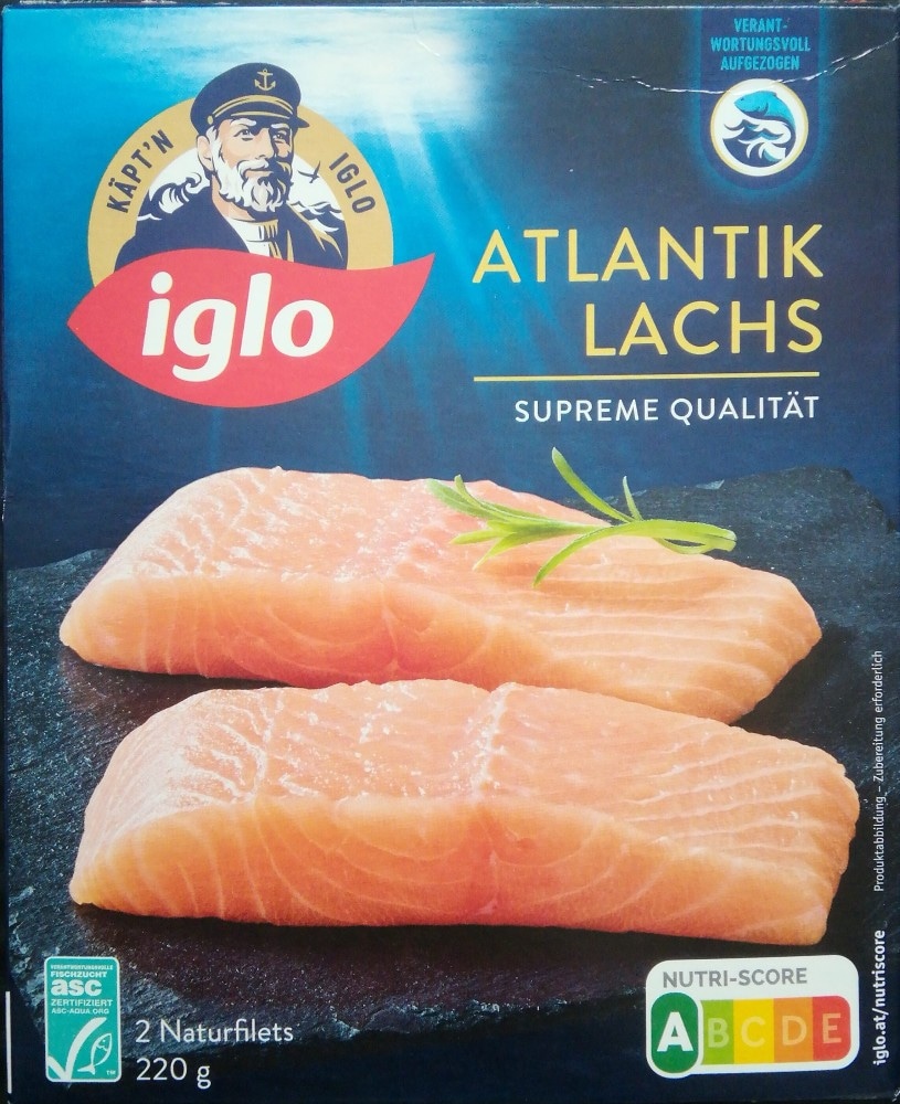 Iglo Atlantik-Lachs, Forelle, Wolfsbarsch, Goldbrasse, Black-Tiger-Garnelen, ASC, Dorsch div. Sorten, MSC od. Zander 200 g – 480 g Angebot bei Billa