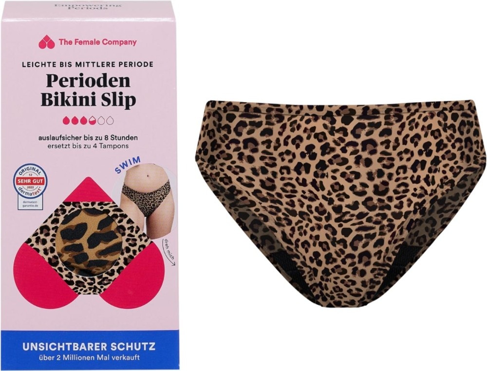 Perioden Bikini Slip Leo 1 Stk. The Female Company Angebot bei Dm