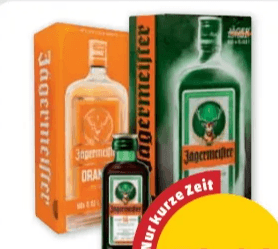 Jägermeister Automat 60 x 0,02 Liter Angebot bei Penny
