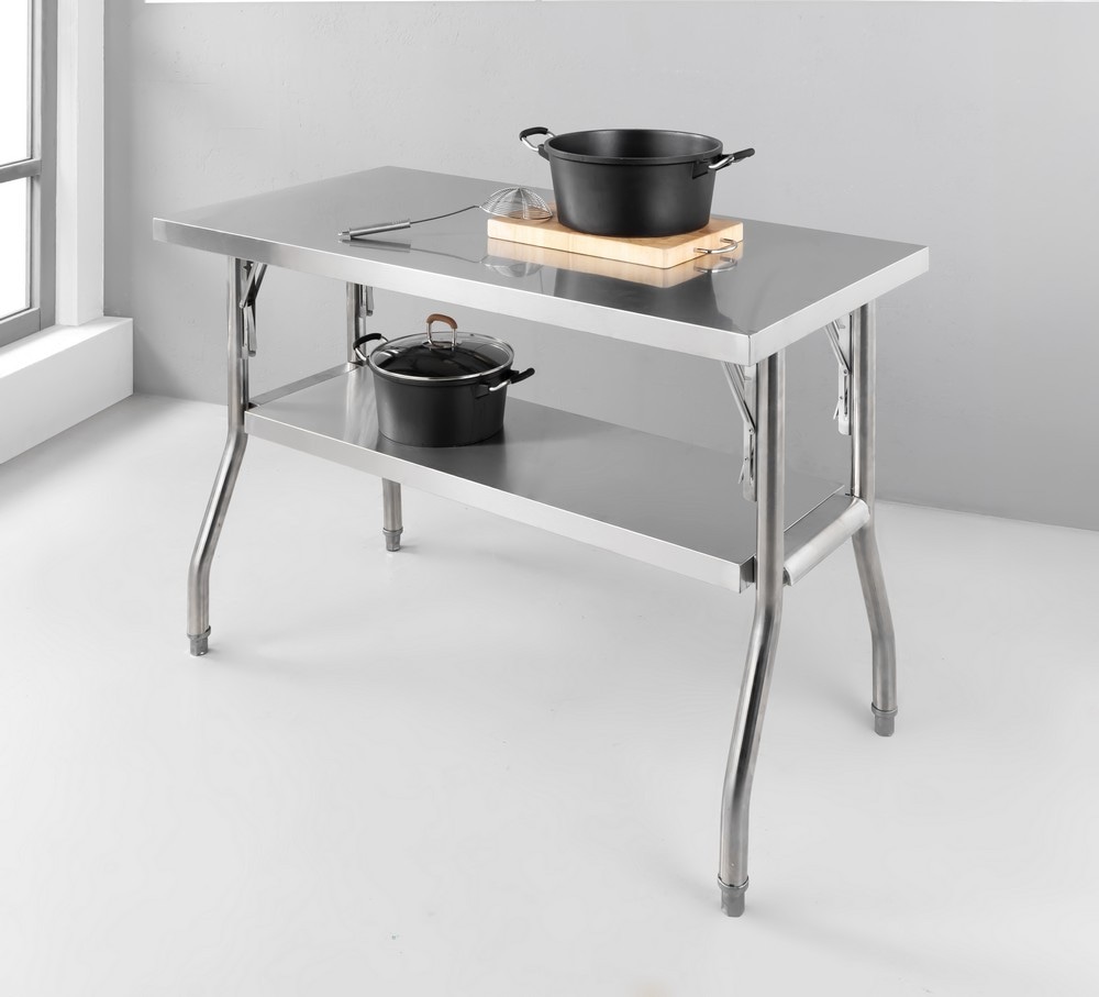 Klapptisch aus Edelstahl BETTER HOME Angebot bei Norma