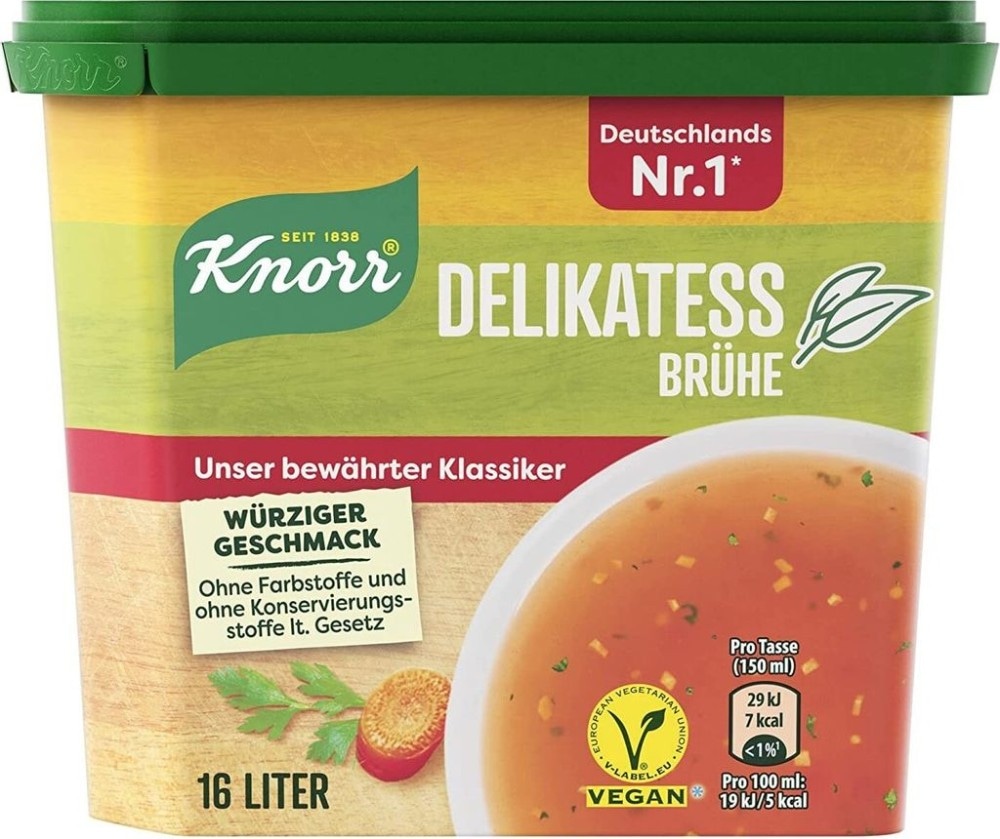 Delikatess Brühe 16 Liter Knorr Angebot bei Norma