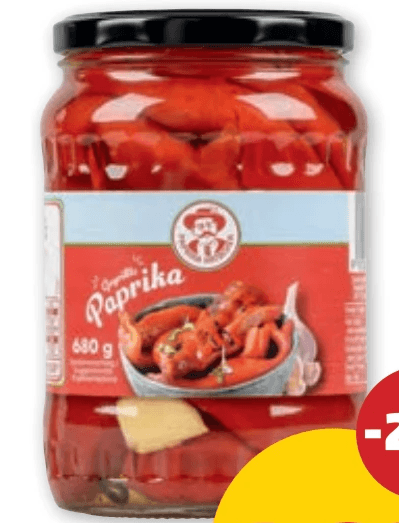 Gegrillte Paprika 680 g Hatschek Angebot bei Penny