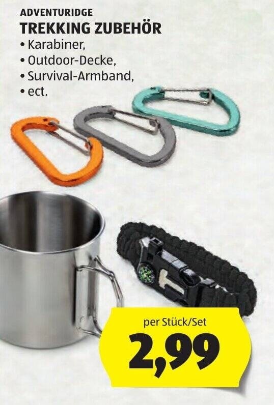 Adventuridge Trekking Zubehör per Stück/Set Angebot bei Hofer