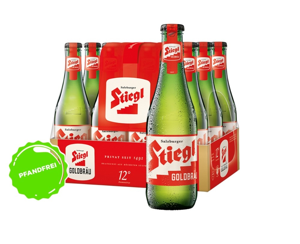 Goldbräu, Hell oder Radler Tray 12 x 0.33 l Stiegl Angebot bei MPREIS