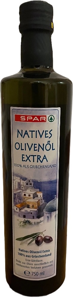 SPAR Natives Olivenöl Extra, 100% griechisch 0,75 Liter Angebot bei Eurospar