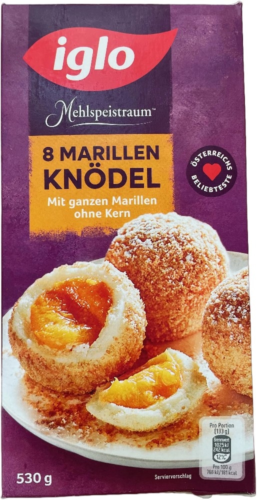 iglo Marillen-, Erdbeer-, Nougat-, Topfen- oder Zwetschkenknödel 400 - 530 g Angebot bei MPREIS