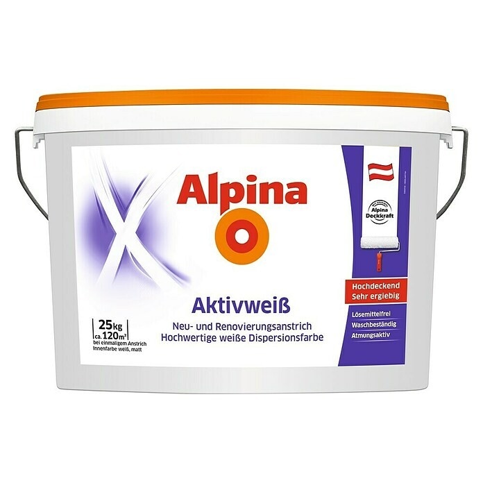 Aktivweiß 25 kg Alpina Angebot bei Bauhaus
