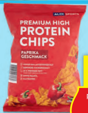 Premium High Protein Chips Paprika Geschmack 60 g Aldi Sports Angebot bei Hofer