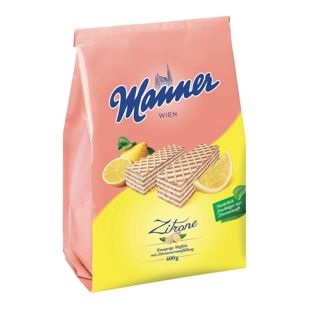 Manner Schnitten-Säckchen od. Zitronenschnitten 440 g Angebot bei Penny
