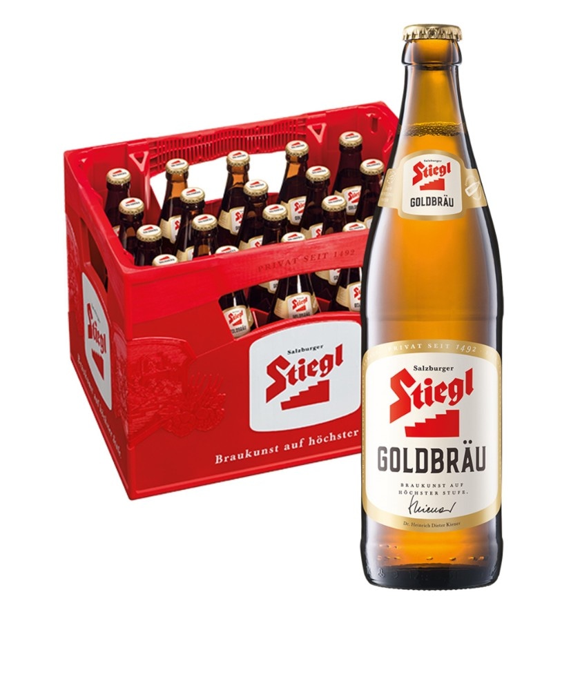 Stiegl Goldbräu oder Hell Kiste 20 x 0,5 l Angebot bei MPREIS