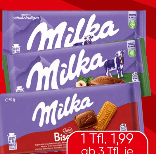 Schokolade 85-100 g Milka Angebot bei Spar