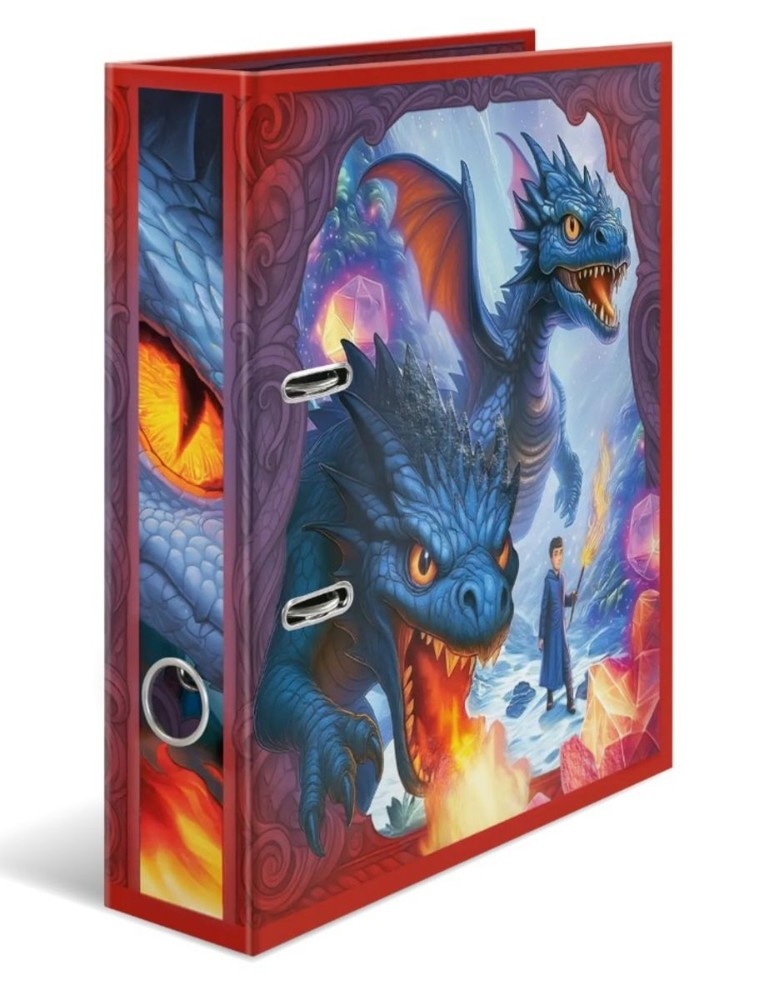 Motivordner Dragon oder Schmetterlinge Rückenbreite 70 mm HERMA Angebot bei Müller