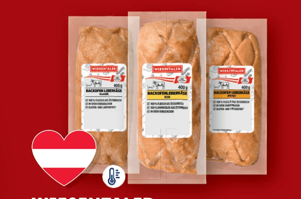 Leberkäse im Stück 400 g WIESENTALER Angebot bei Lidl