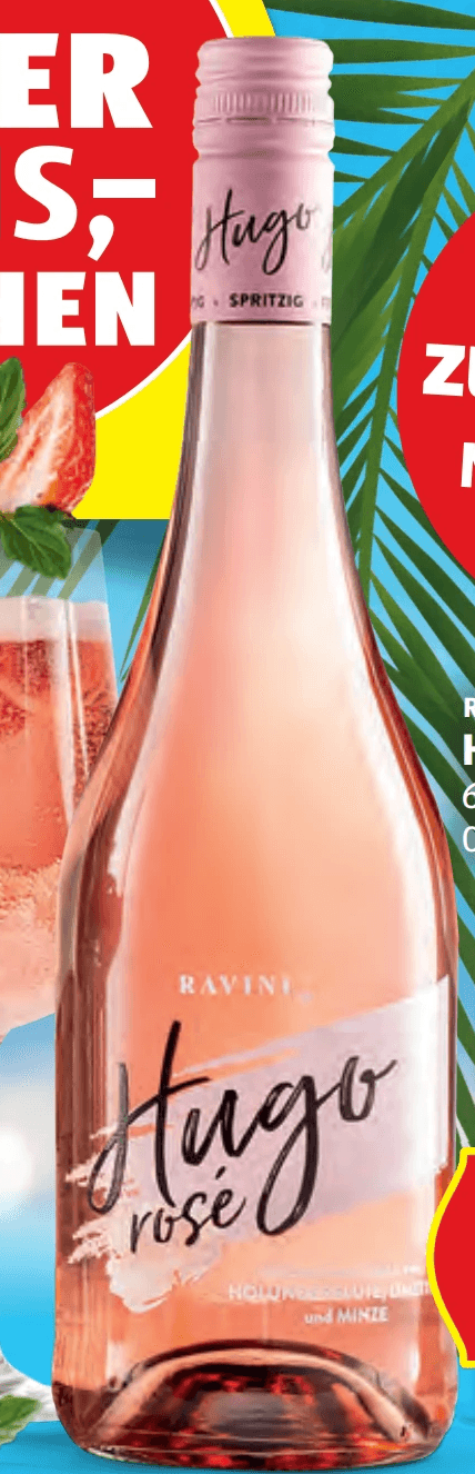 Ravini Hugo Rose 0,75 l Angebot bei Hofer