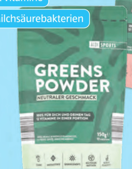Greens Powder 150 g Aldi Sports Angebot bei Hofer