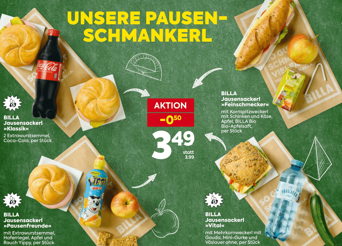 BILLA Jausensackerl „Klassik“ Angebot bei Billa