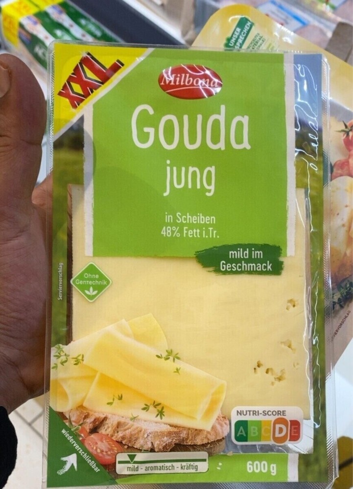 Gouda in Scheiben jung 600 g Angebot bei Lidl
