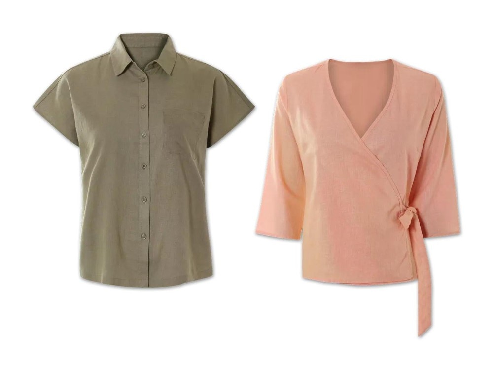 Damen Leinen Bluse Esmara Angebot bei Lidl