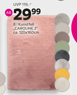 Kunstfell Caroline 2 ca. 120x160 cm Angebot bei Mömax