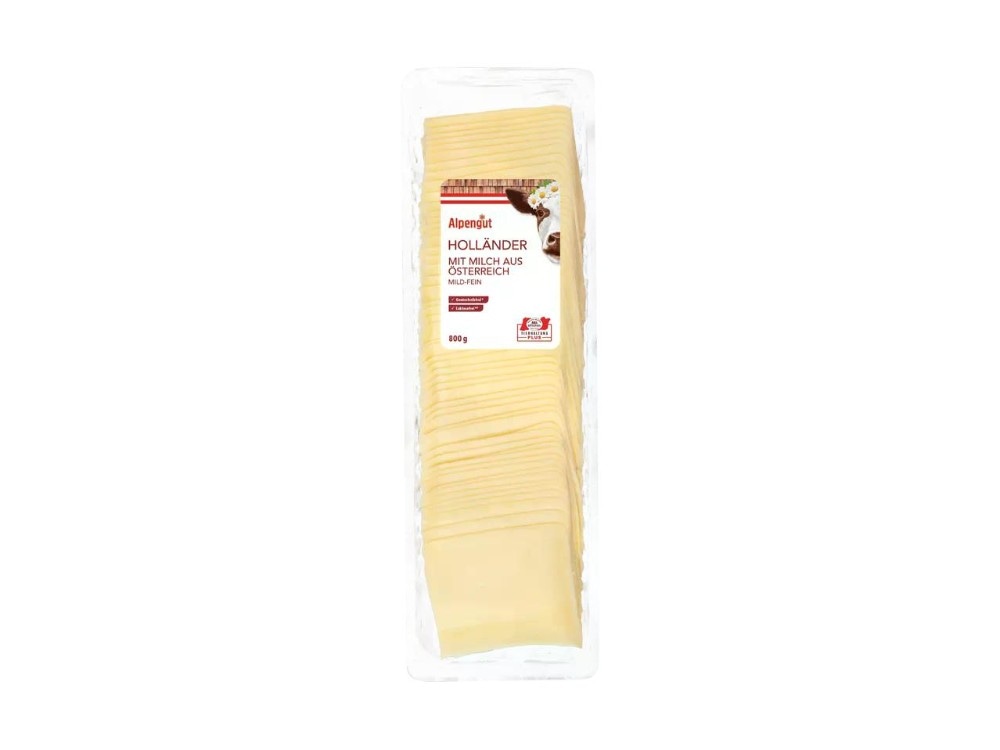 Alpengut Käse nach Holländer Art in Scheiben 800 g Angebot bei Lidl