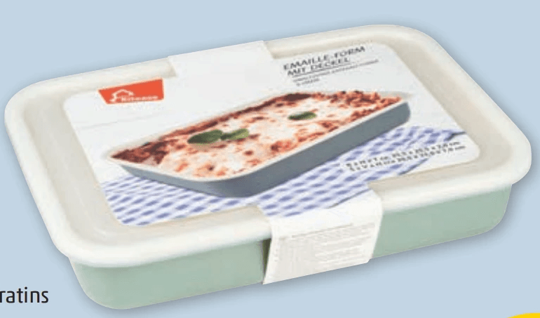 Emaille-Auflaufform Angebot bei Penny