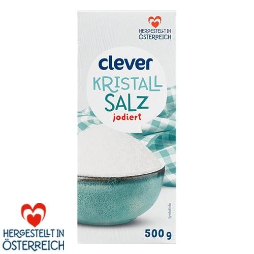 Kristallsalz 500 g clever Angebot bei Billa