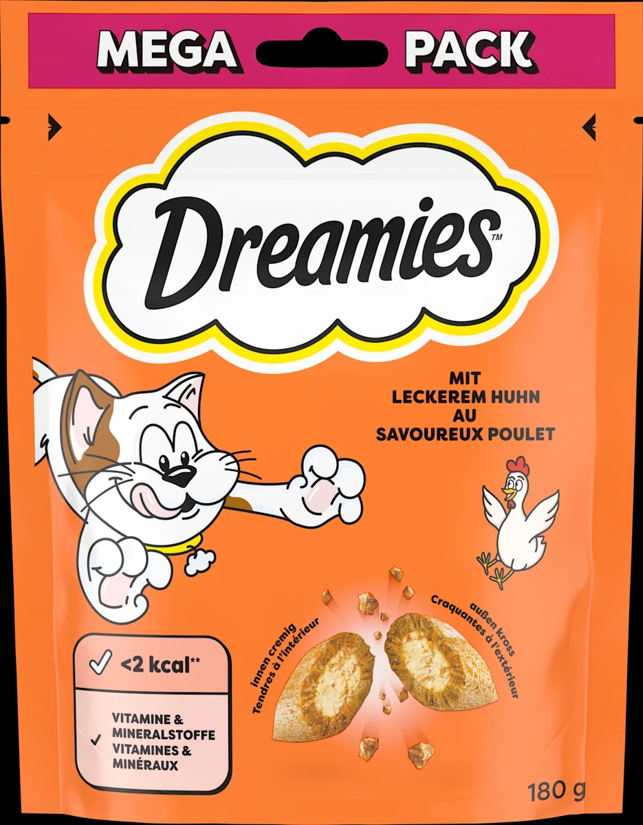 Dreamies Katzensnack 180-g-Mega-Pack Angebot bei Interspar