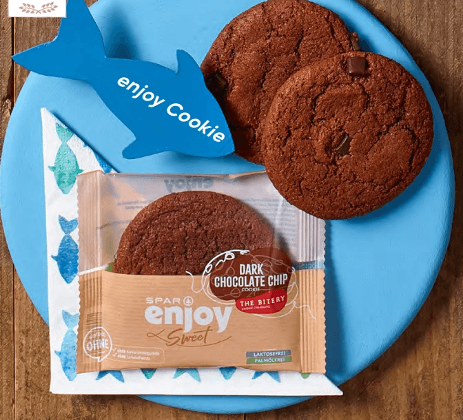 enjoy Dark Chocolate oder Chocolate Chip Cookie 60 g Spar Angebot bei Spar
