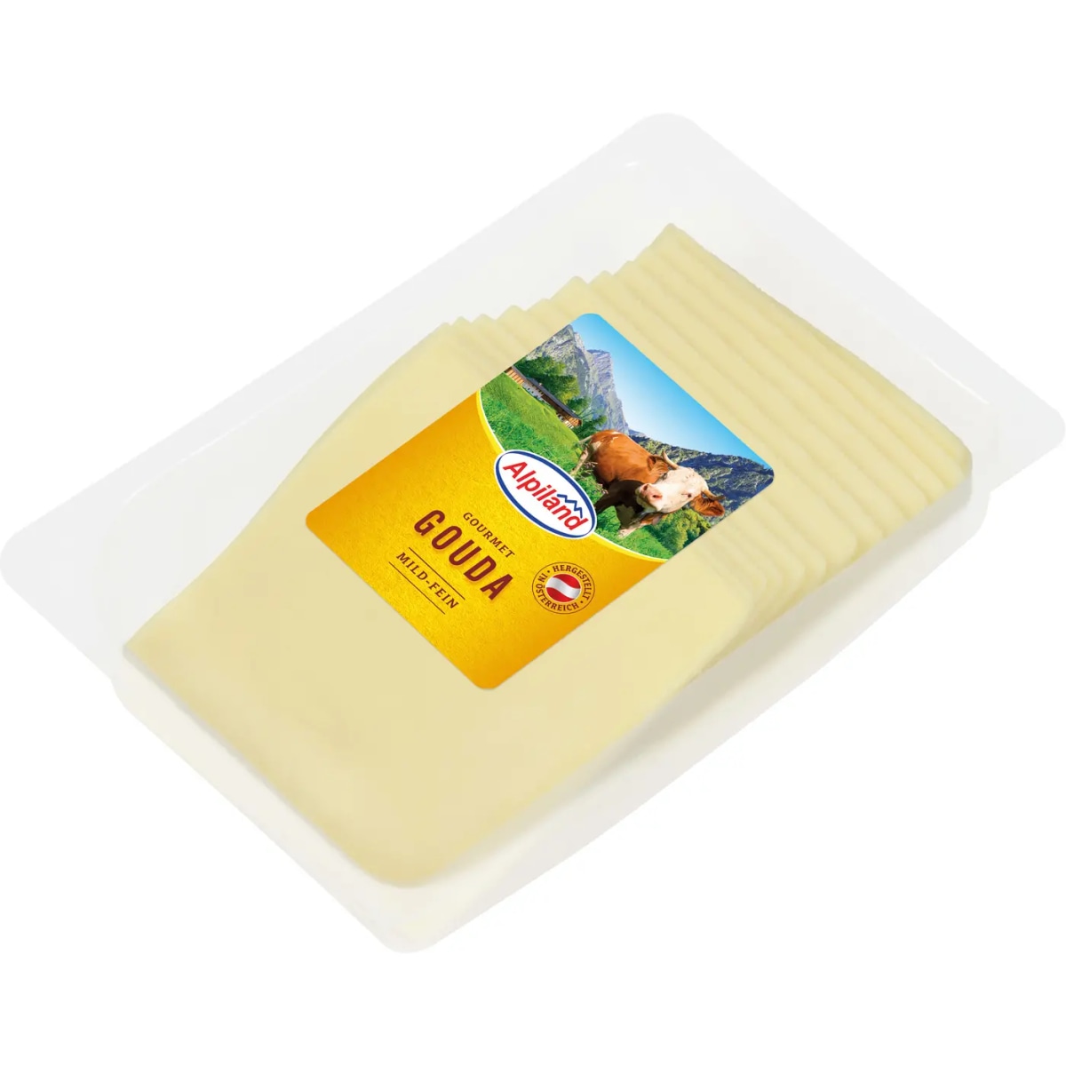 Alpiland Österreichische Goudascheiben 400 g Angebot bei MPREIS
