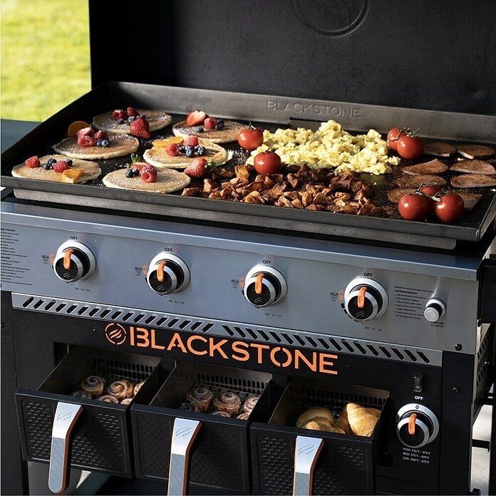 Plancha-Grill 36" mit Airfryer Blackstone Angebot bei Bauhaus