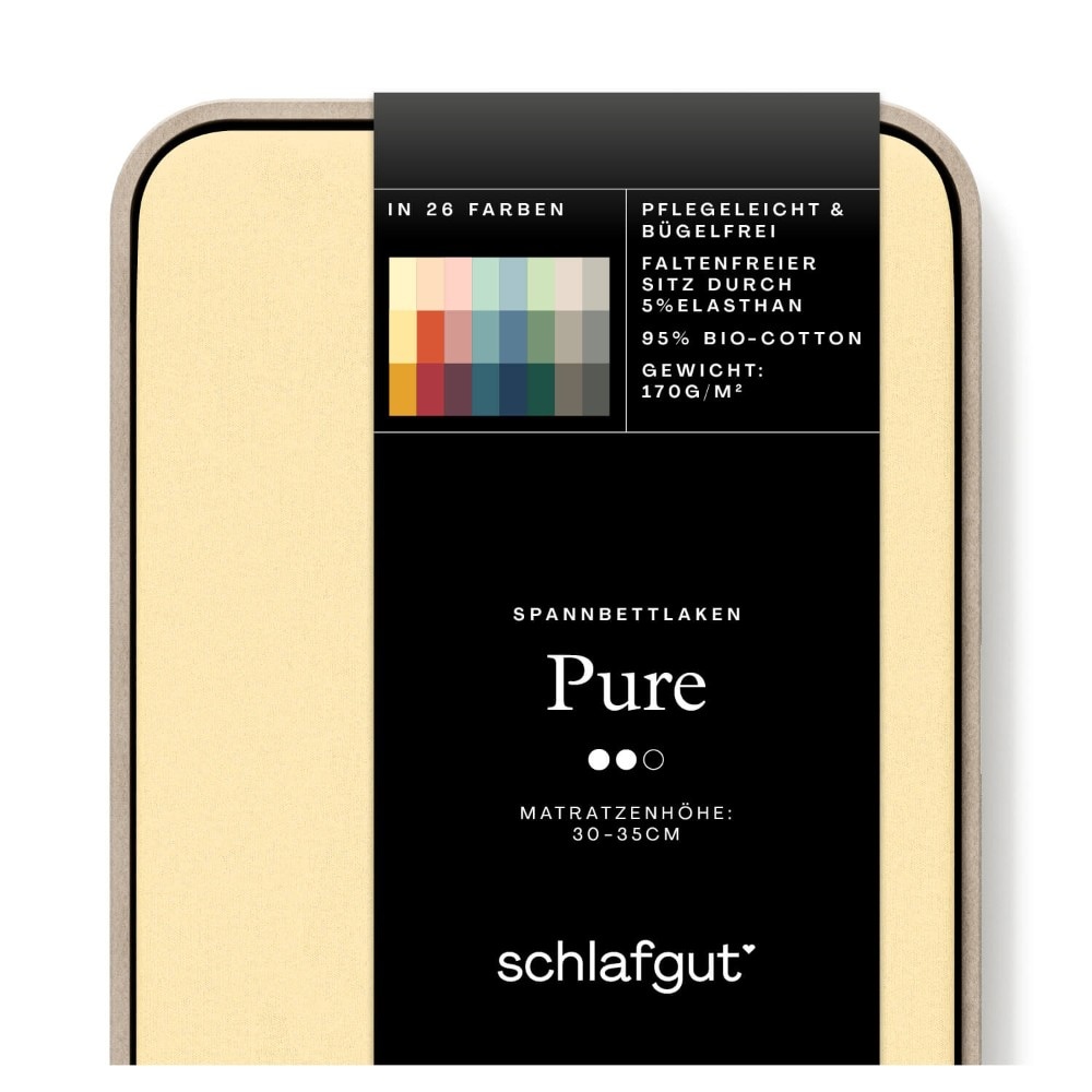 Spannleintuch Pure 90x190-100x220cm Angebot bei XXXLutz