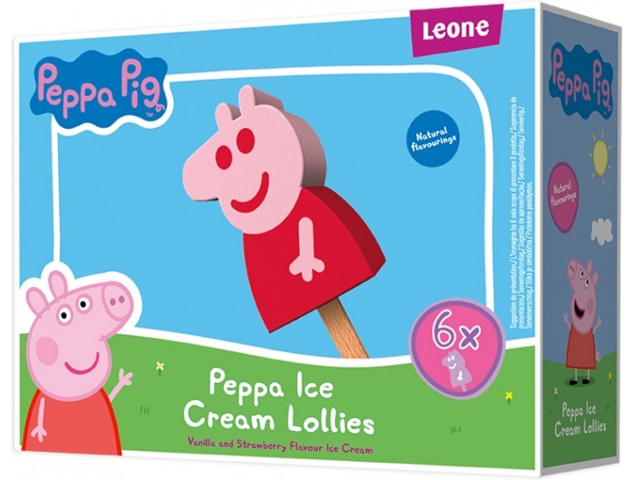 Leone Peppa Pig Stieleis 6x 60 ml Angebot bei Lidl