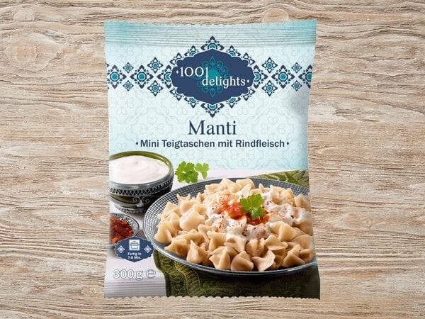 Manti 300 g 1001 Delights Angebot bei Lidl